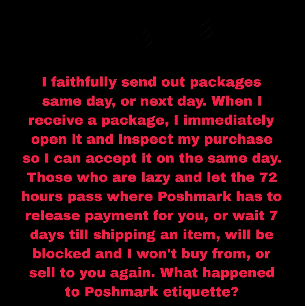 Poshmark etiquette